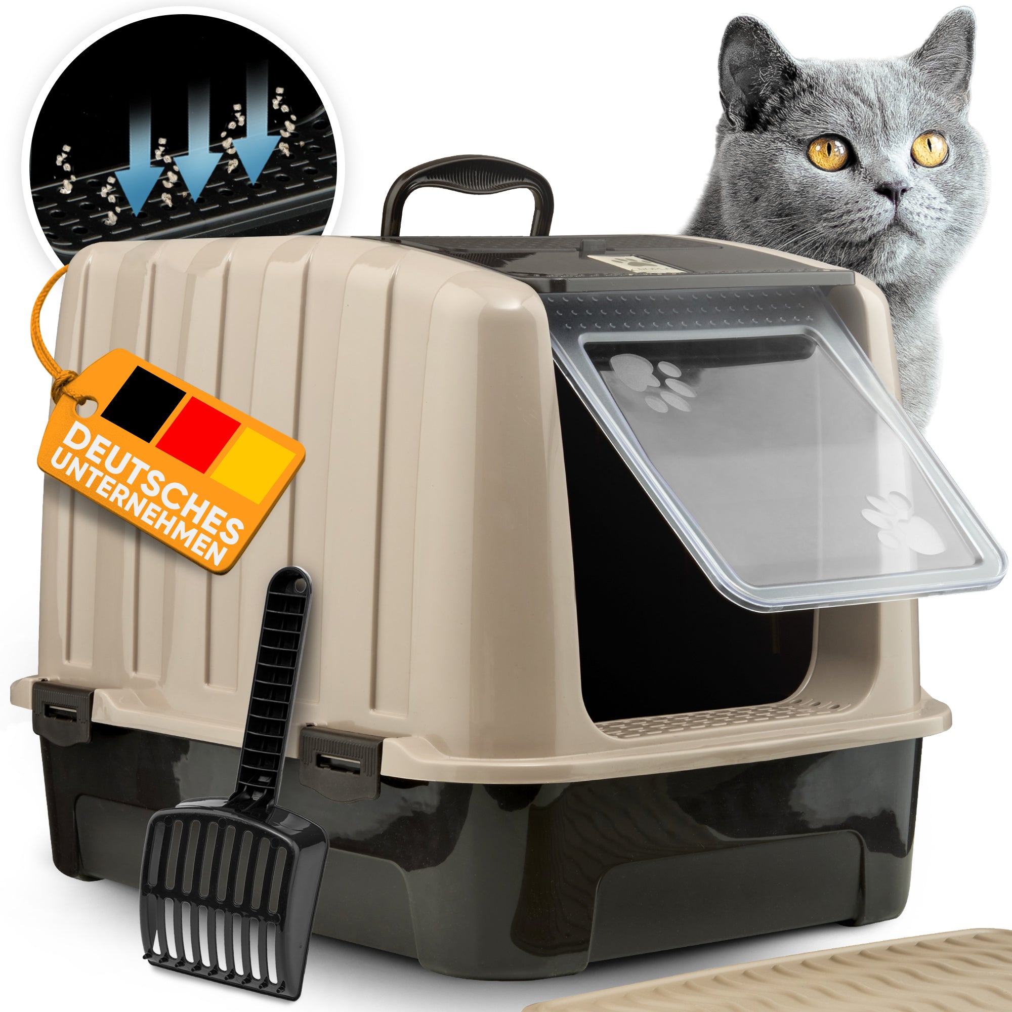 Katzenklo mit Deckel