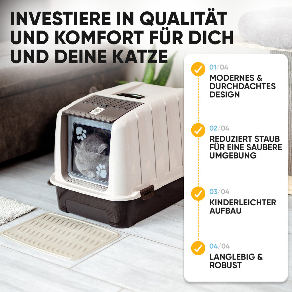 Katzenklo mit Deckel